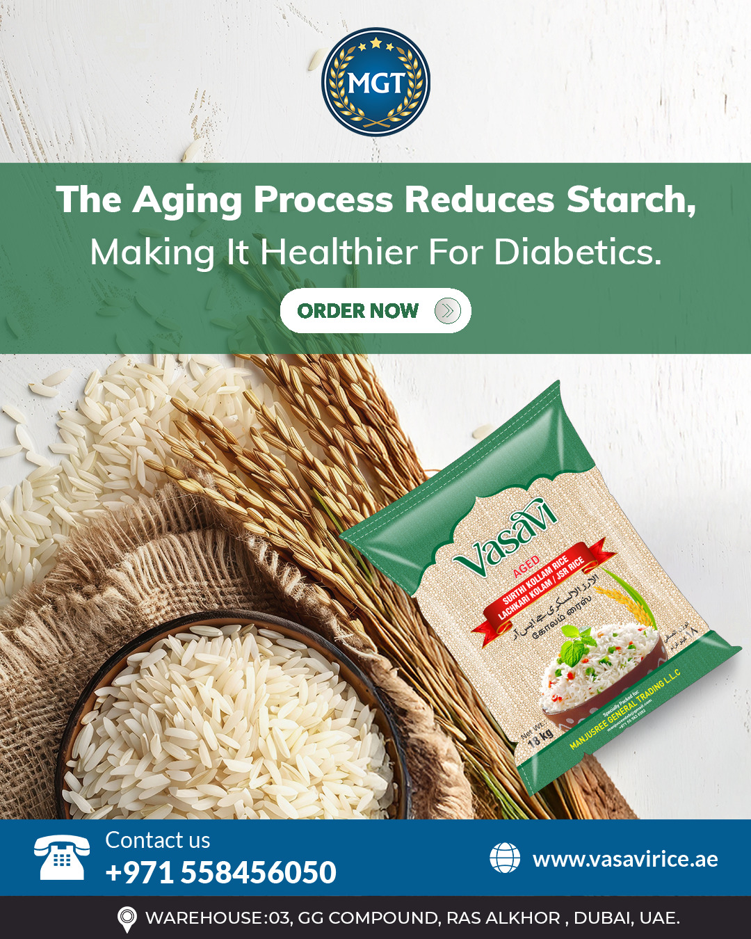 Best Rice Exporters in UAE – Manjusree General Trading L.L.C.